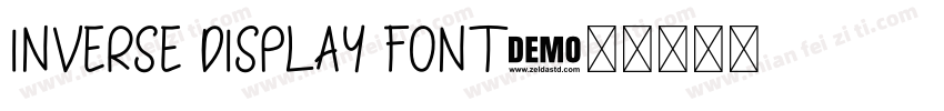 Inverse Display Font字体转换